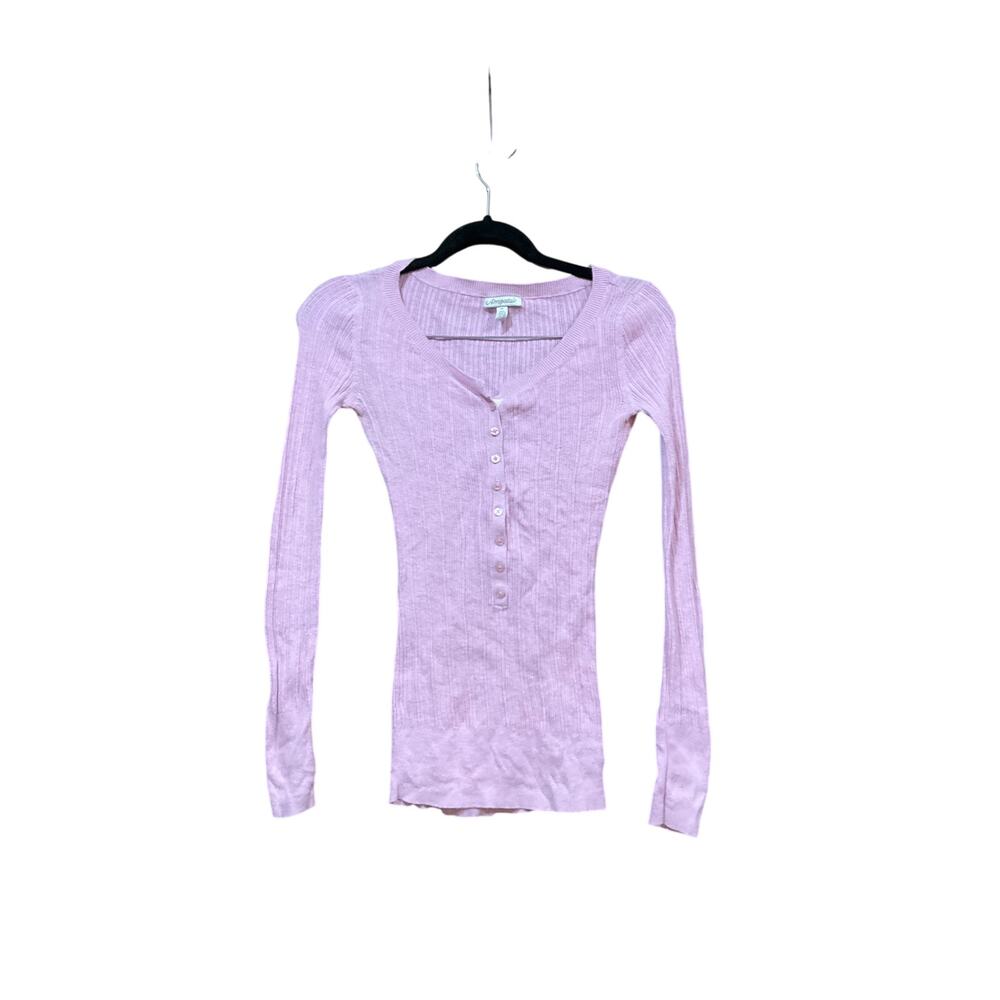 Y2K Aeropostale Top Women Purple Lilac Medium 100% Cotton